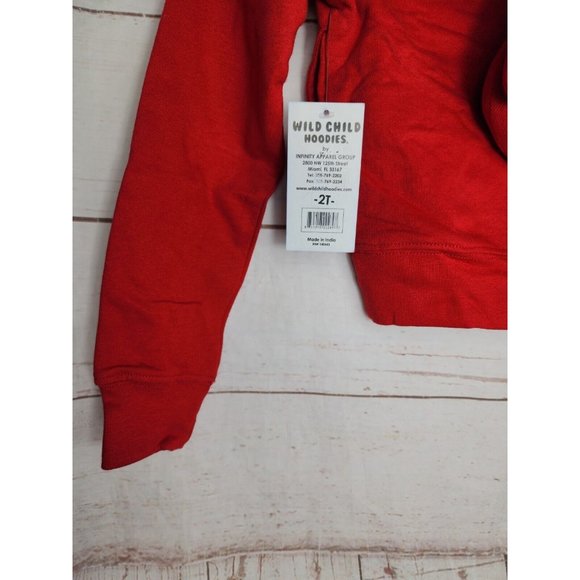 Wild Child Infinite Apparel Group 2t Lobster Sweatshirt Kid Nantasket Beach Hood - Picture 12 of 16